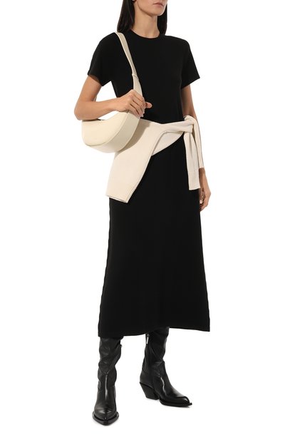 Кашемировое платье TEGIN черного цвета по цене 75000 руб., арт. 4517-9907, фото 2 Кашемировое платье TEGIN, арт. 4517-9907, фото 2