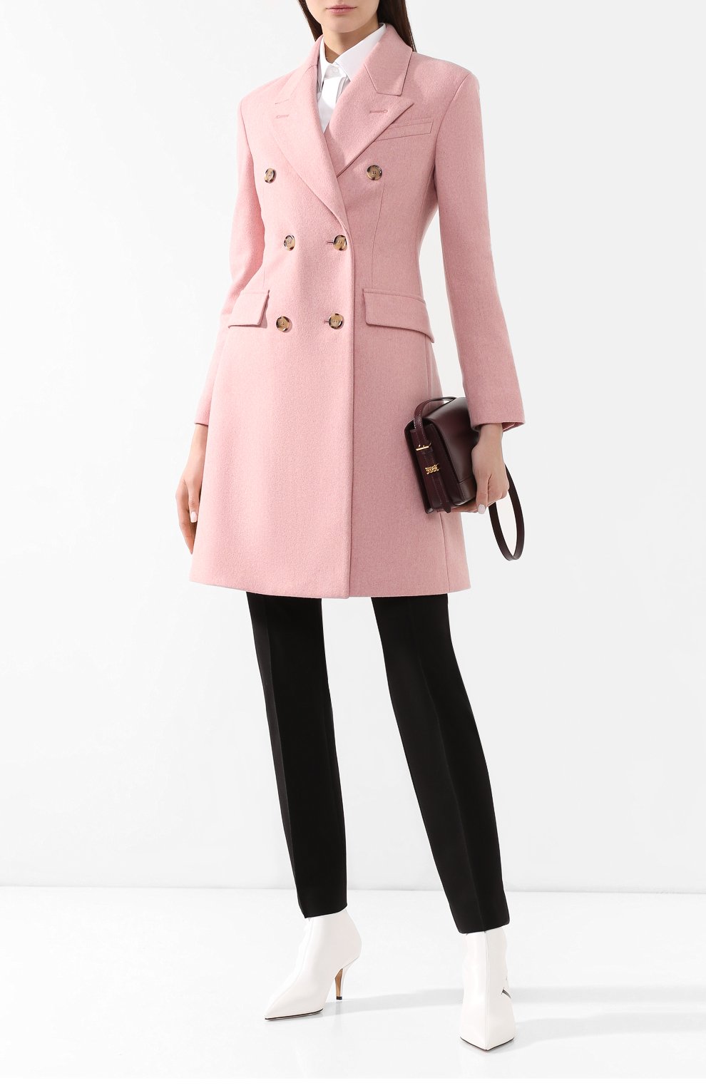 Шерстяное пальто BURBERRY, арт. 8004691, фото 2