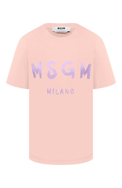 Женская хлопковая футболка MSGM, арт. 3241MDM510 227298