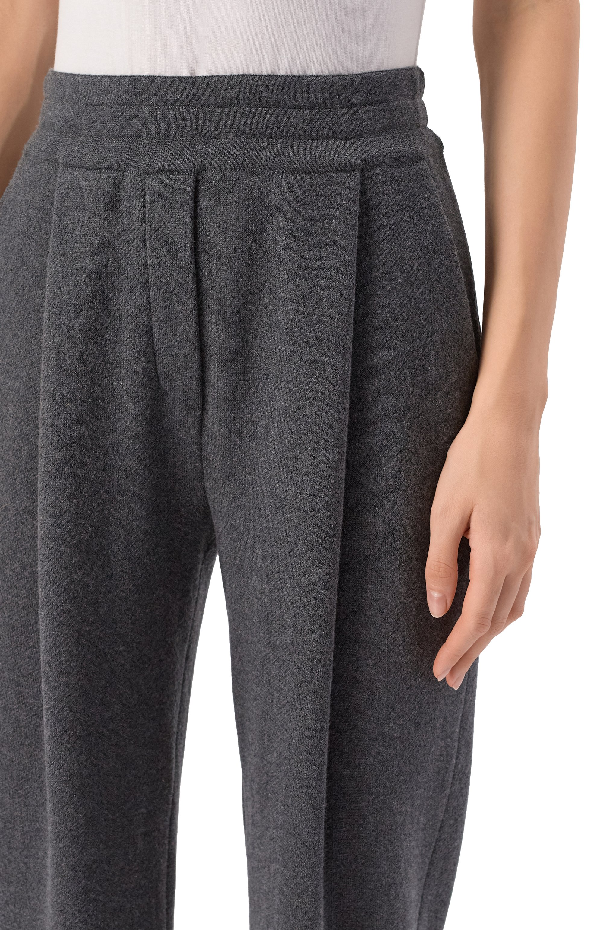 Брюки из шелка и кашемира FREEAGE, арт. W26.PT122.6030.991, фото 5