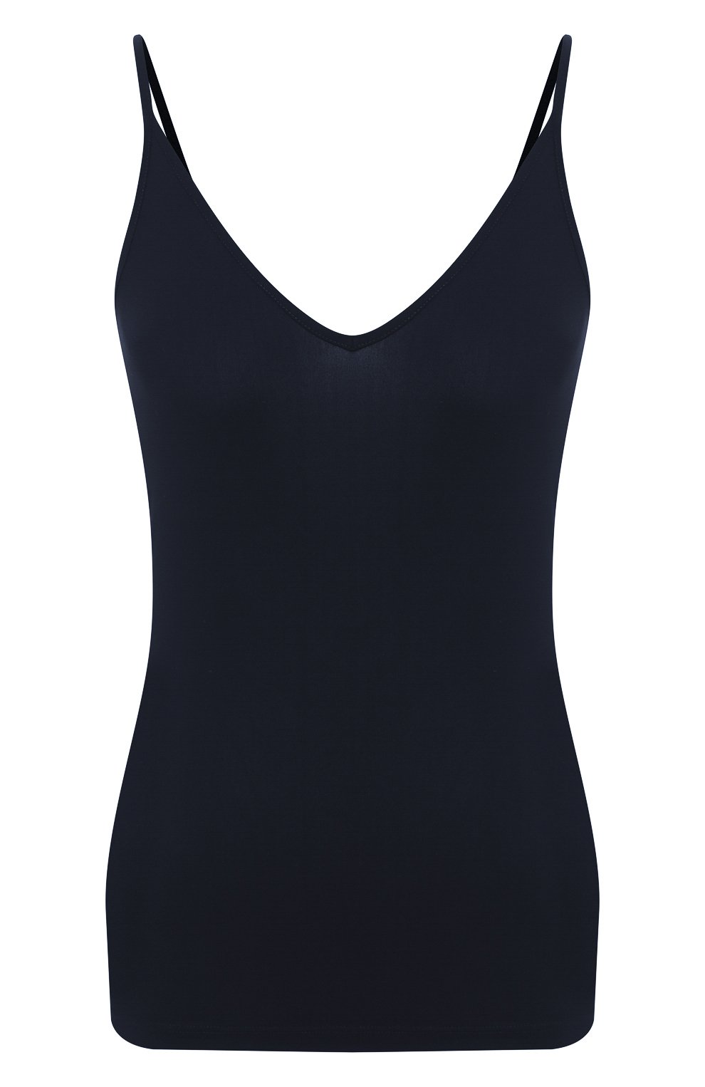 Топ JIL SANDER темно-синего цвета по цене 16850 руб., арт. JSCR705046-WR477108, фото 1 Топ JIL SANDER, арт. JSCR705046-WR477108, фото 1