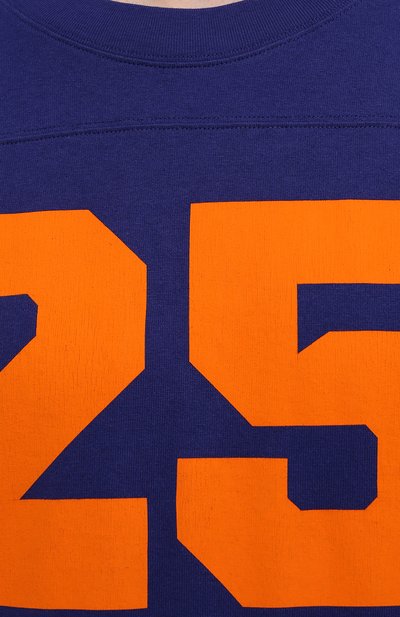 Хлопковая футболка GUCCI синего цвета по цене 64800 руб., арт. 655459/XJDHG, фото 5 Хлопковая футболка GUCCI, арт. 655459/XJDHG, фото 5