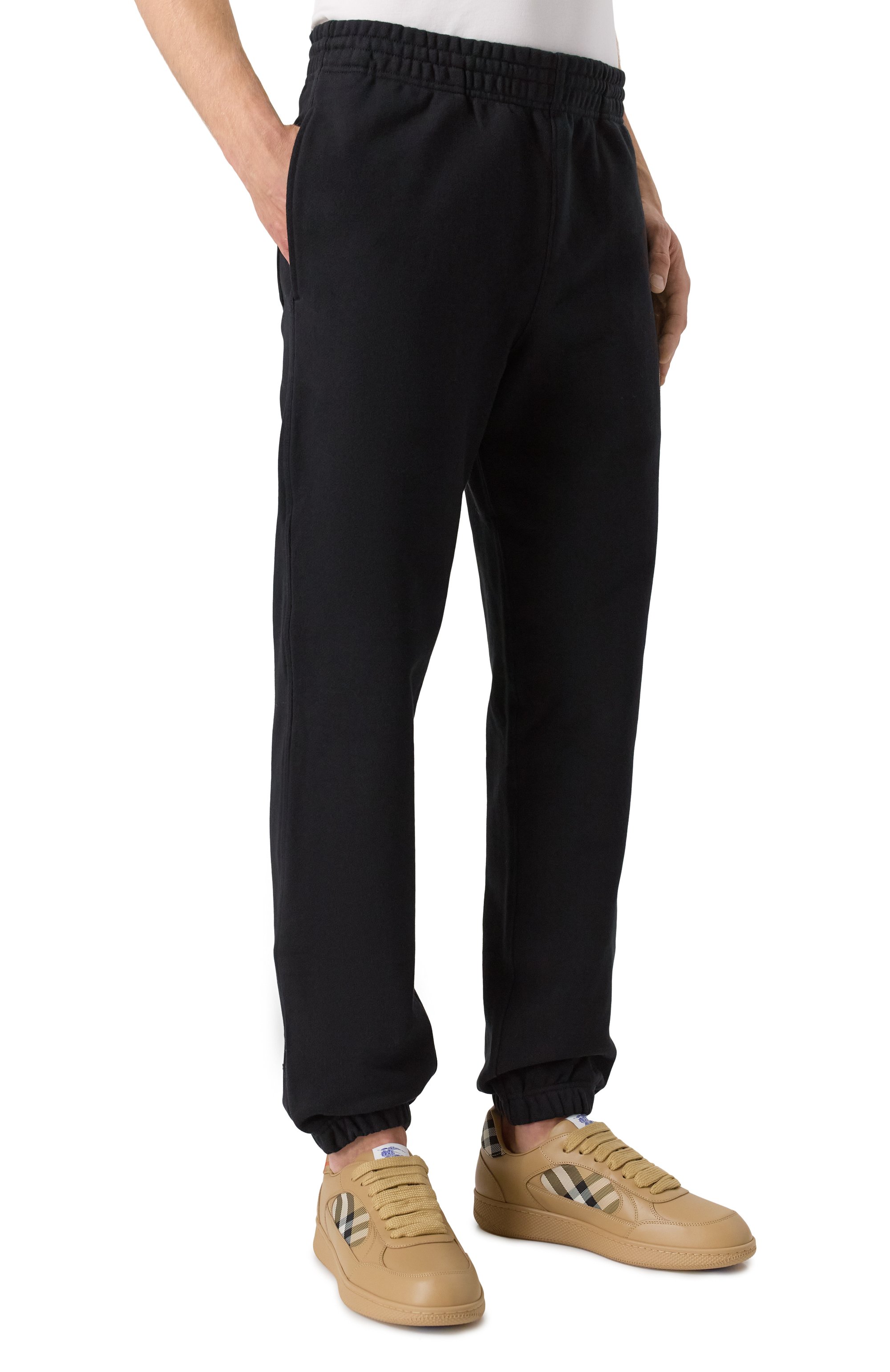 Хлопковые джоггеры BURBERRY, арт. 8111012, фото 3