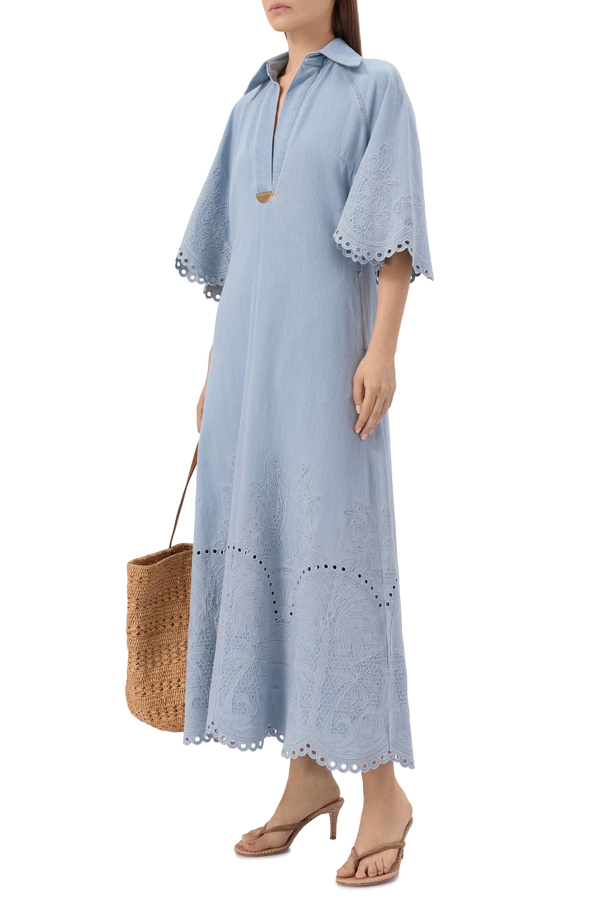 Джинсовое платье ZIMMERMANN, арт. 7216DRS263, фото 2