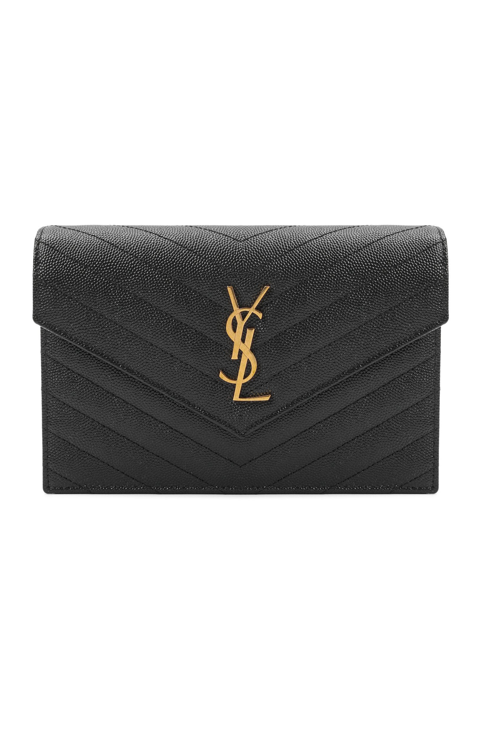 Сумка cassandre SAINT LAURENT черного цвета по цене 146500 руб., арт. 857605/B0W01, фото 1 Сумка cassandre SAINT LAURENT, арт. 857605/B0W01, фото 1