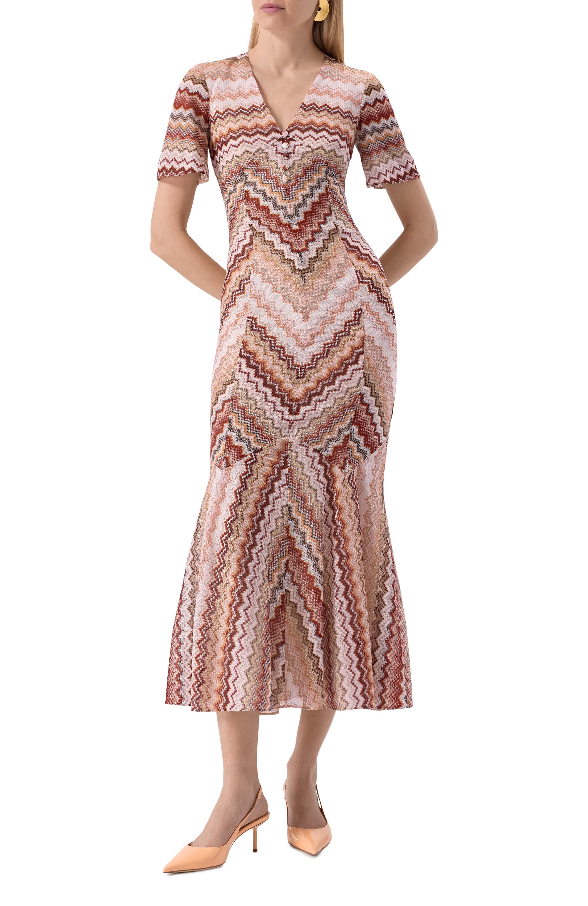 Платье из вискозы MISSONI, арт. DS25SG1J/BR00ZV, фото 2