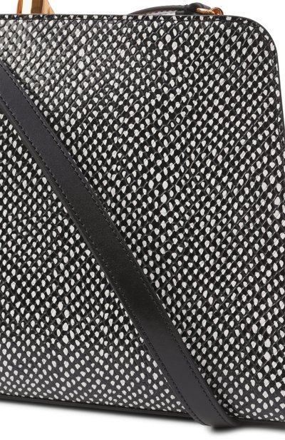 Сумка liv COCCINELLE черно-белого цвета по цене 41475 руб., арт. E1 UR9 12 01 01, фото 3 Сумка liv COCCINELLE, арт. E1 UR9 12 01 01, фото 3