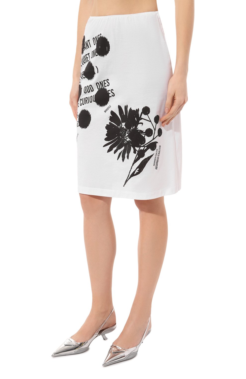 Хлопковая юбка PRADA, арт. 31113X-1YVG-F0009-211, фото 3