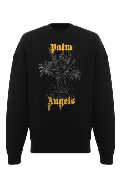 Мужской хлопковый свитшот PALM ANGELS, арт. PMBA026F24FLE006