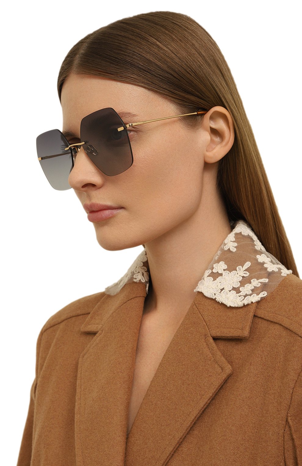 Солнцезащитные очки SPEKTRE, арт. L0VEST0RY 01 G0LD/GRADIENT SM0KE, фото 2