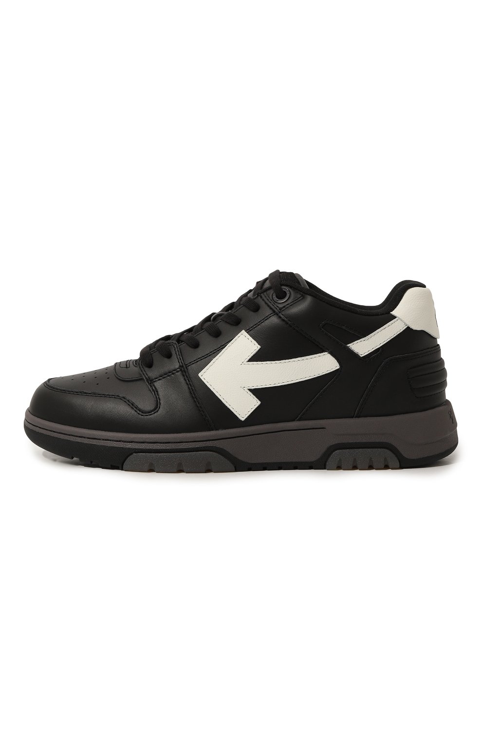 Кожаные кеды out of office OFF-WHITE, арт. OMIA189C99LEA0041001, фото 4