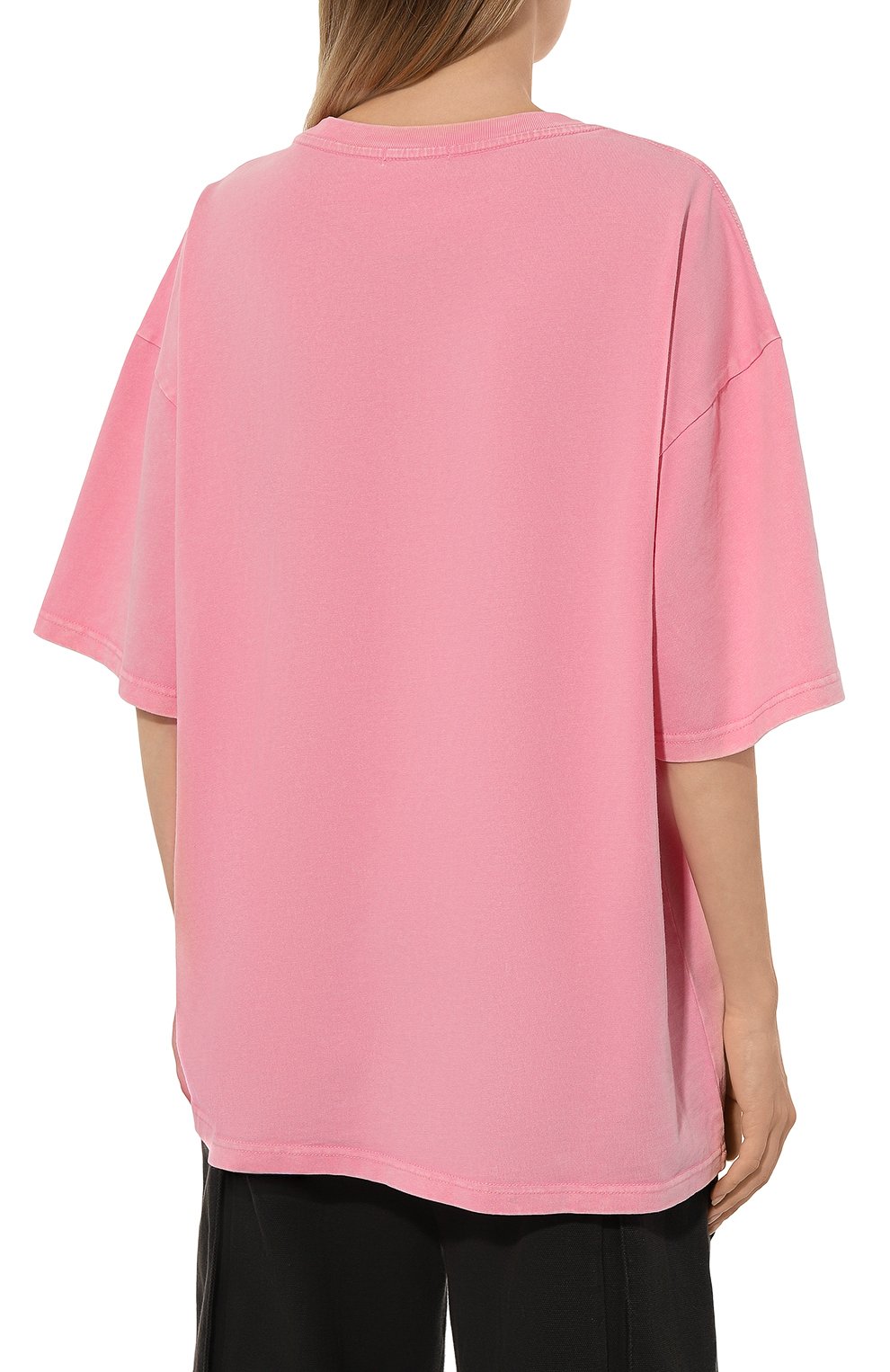 Хлопковая футболка SEVEN LAB розового цвета по цене 8610 руб., арт. CTR1.01.336.355.2801, фото 4 Хлопковая футболка SEVEN LAB, арт. CTR1.01.336.355.2801, фото 4