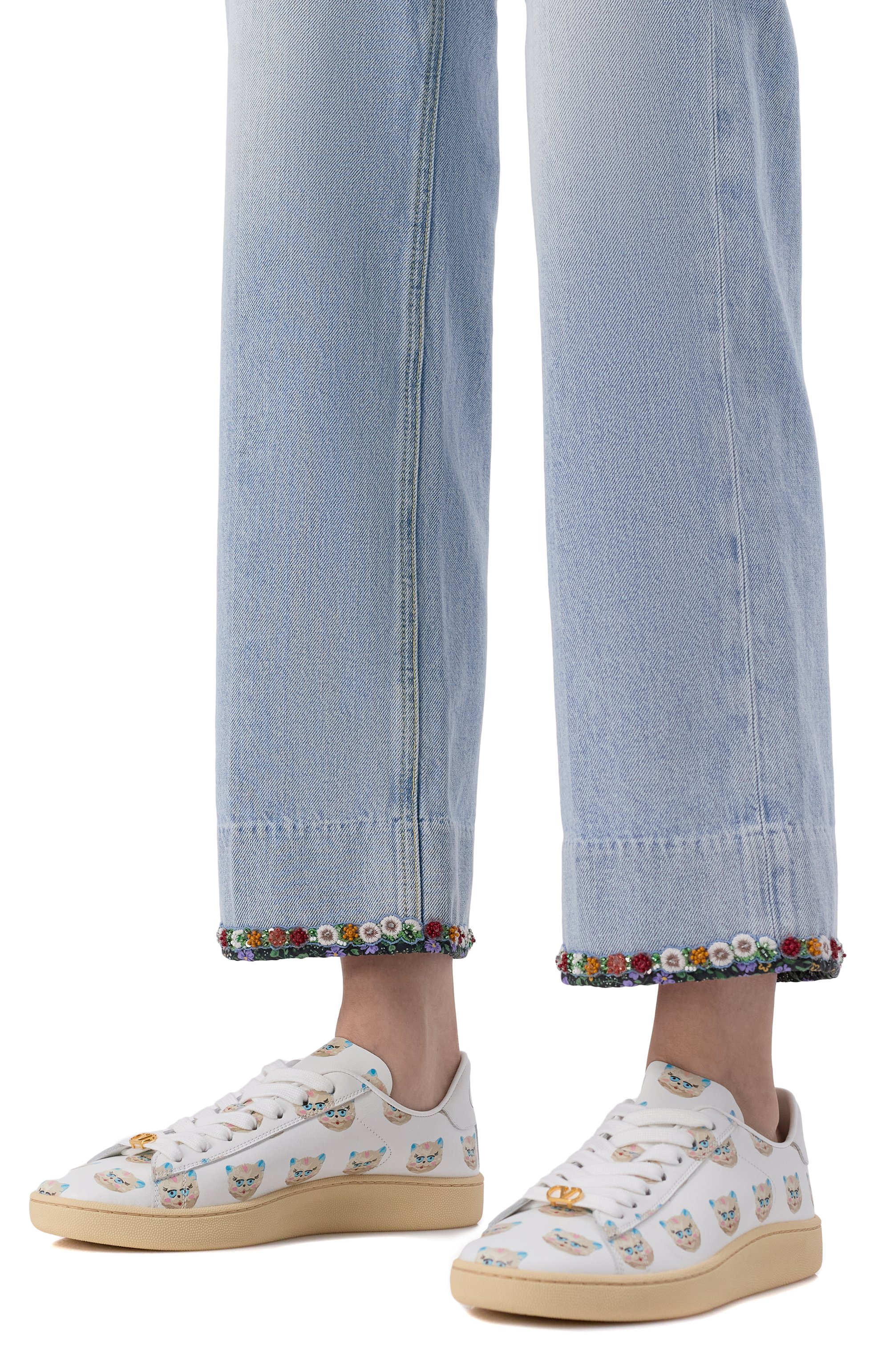 Кожаные кеды royco VALENTINO, арт. 8W2S0LX9/EAM, фото 2