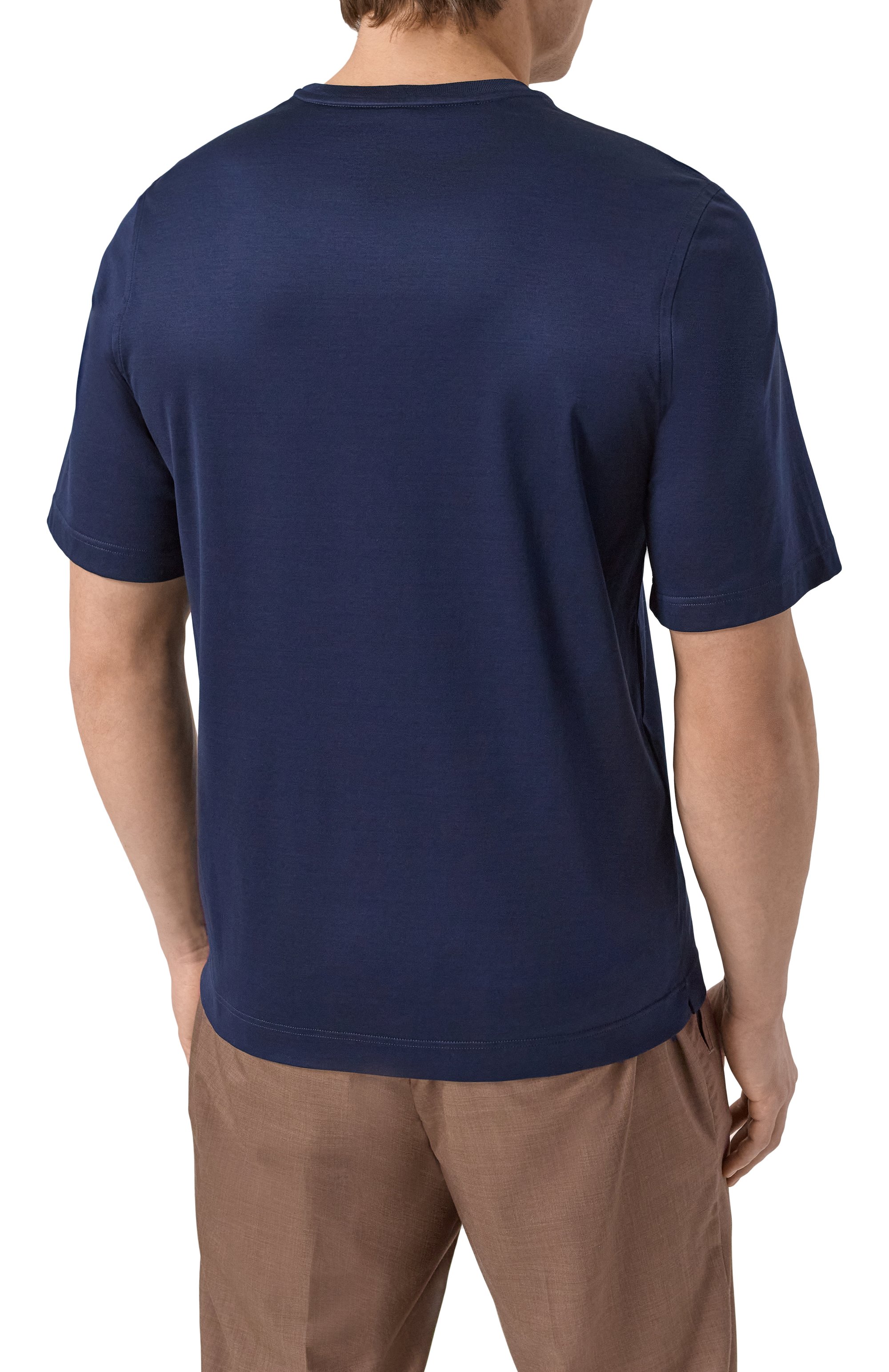 Хлопковая футболка ZILLI, арт. TSR03IM0100VSNAK0, фото 4