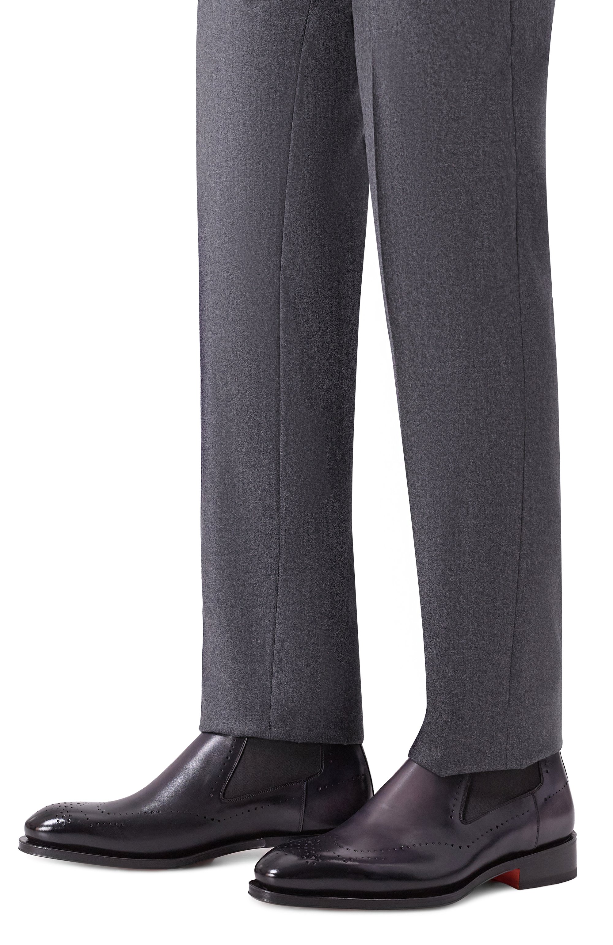 Кожаные челси carter SANTONI, арт. MCCG19108MC8HFUL, фото 3