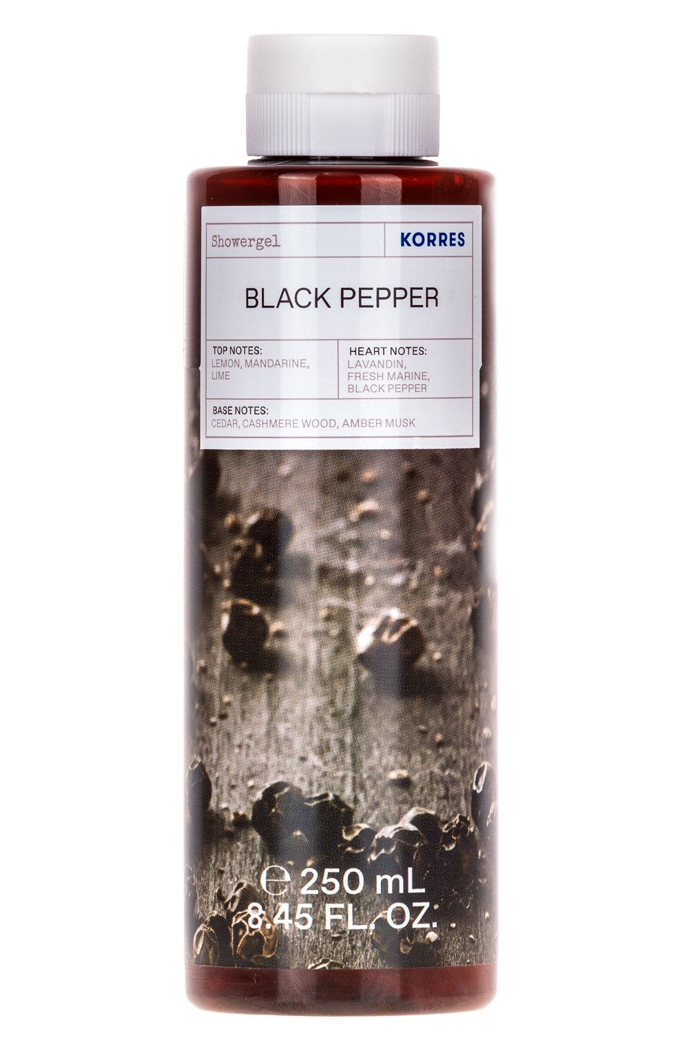 Гель для душа "черный перец" (250ml) KORRES, арт. 5203069090745, фото 1