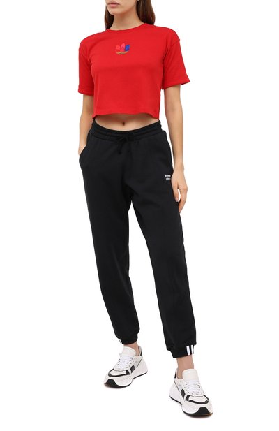 Хлопковый топ ADIDAS ORIGINALS, арт. GD2319, фото 2