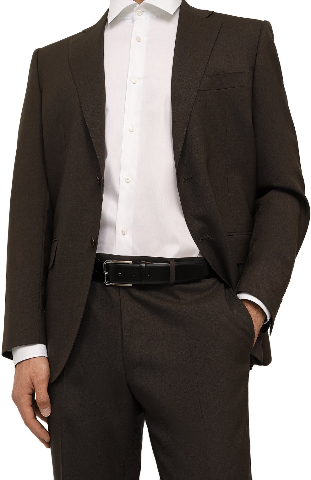 Кожаный ремень SANTONI, арт. CM35VS003B91ESH9, фото 2