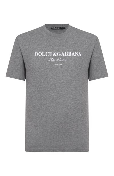 Мужская хлопковая футболка DOLCE & GABBANA, арт. G8RN8T/G709Y