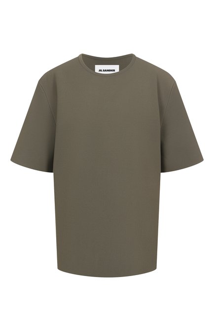 Женская пуловер из вискозы JIL SANDER хаки цвета по цене 0 руб., арт. J04GC0107-J18208 | Фото 1