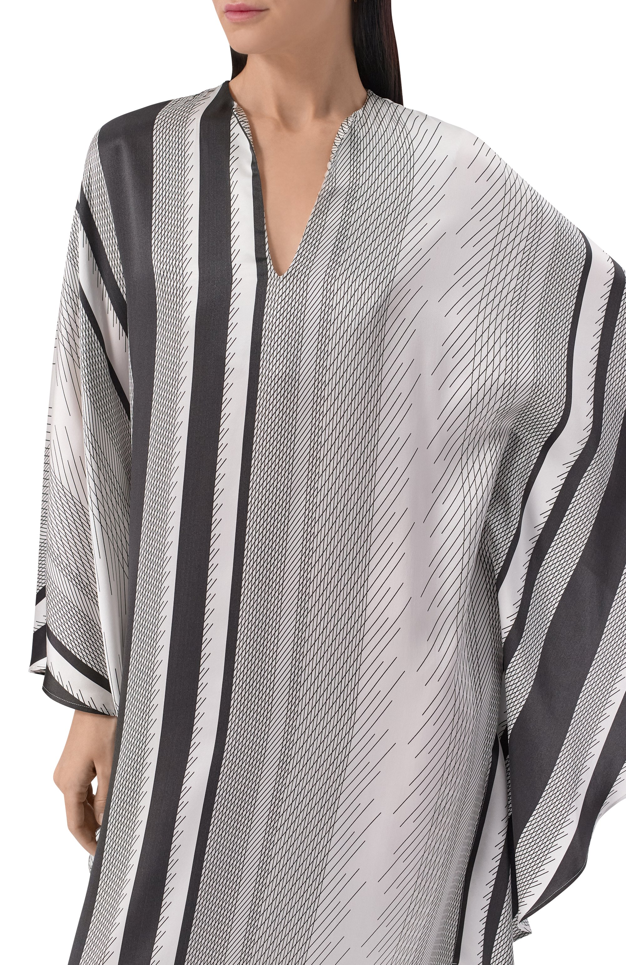 Шелковая туника KITON, арт. D49342K0963E01, фото 5