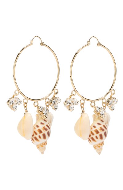 Серьги с подвесками ANTON HEUNIS белого цвета по цене 13300 руб., арт. SPC3.21, фото 3 Серьги с подвесками ANTON HEUNIS, арт. SPC3.21, фото 3