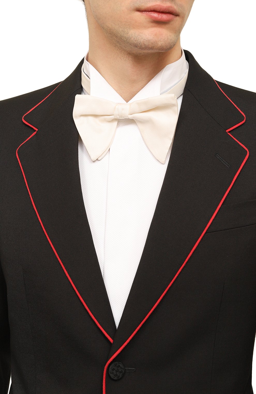 Шелковый галстук-бабочка GUCCI, арт. 437740 4G016, фото 2