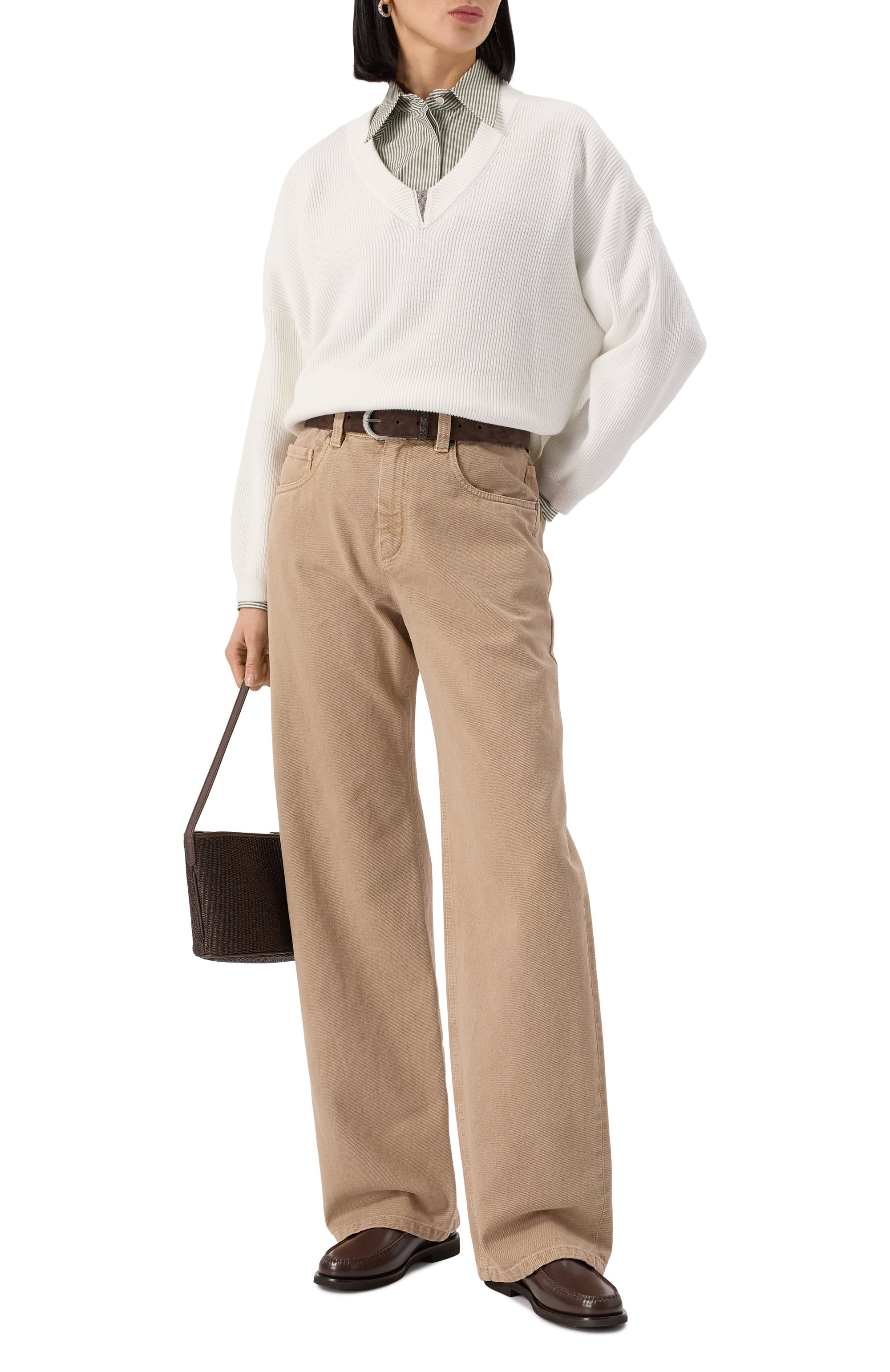 Кожаные лоферы BRUNELLO CUCINELLI, арт. MZVNG2869, фото 2