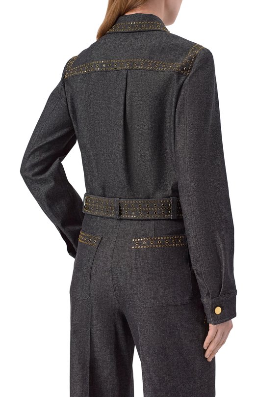 Джинсовая куртка Elie Saab J0191EF25/DE002 Синий  J0191EF25/DE002 Фото 4