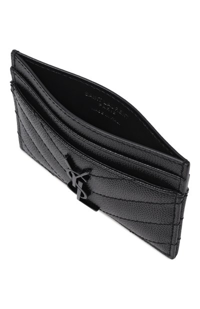 Кожаный футляр для кредитных карт SAINT LAURENT, арт. 423291/B0W08, фото 3