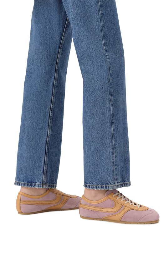 Замшевые кеды Dries Van Noten WS251/1159/126 Розовый  WS251/1159/126 Фото 3