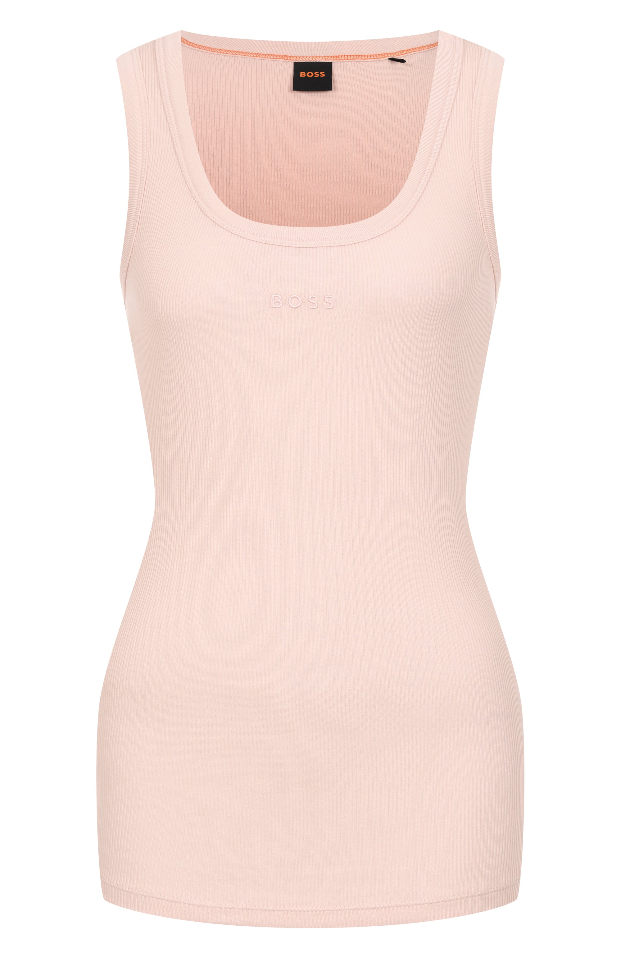 Хлопковая майка BOSS ORANGE, арт. 50504245, фото 1