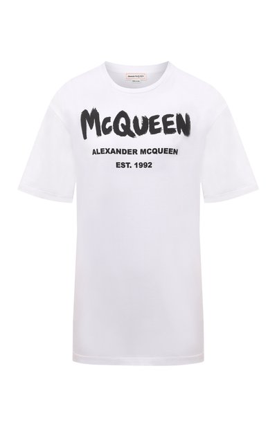Хлопковая футболка ALEXANDER MCQUEEN, арт. 668428/QZADK, фото 1