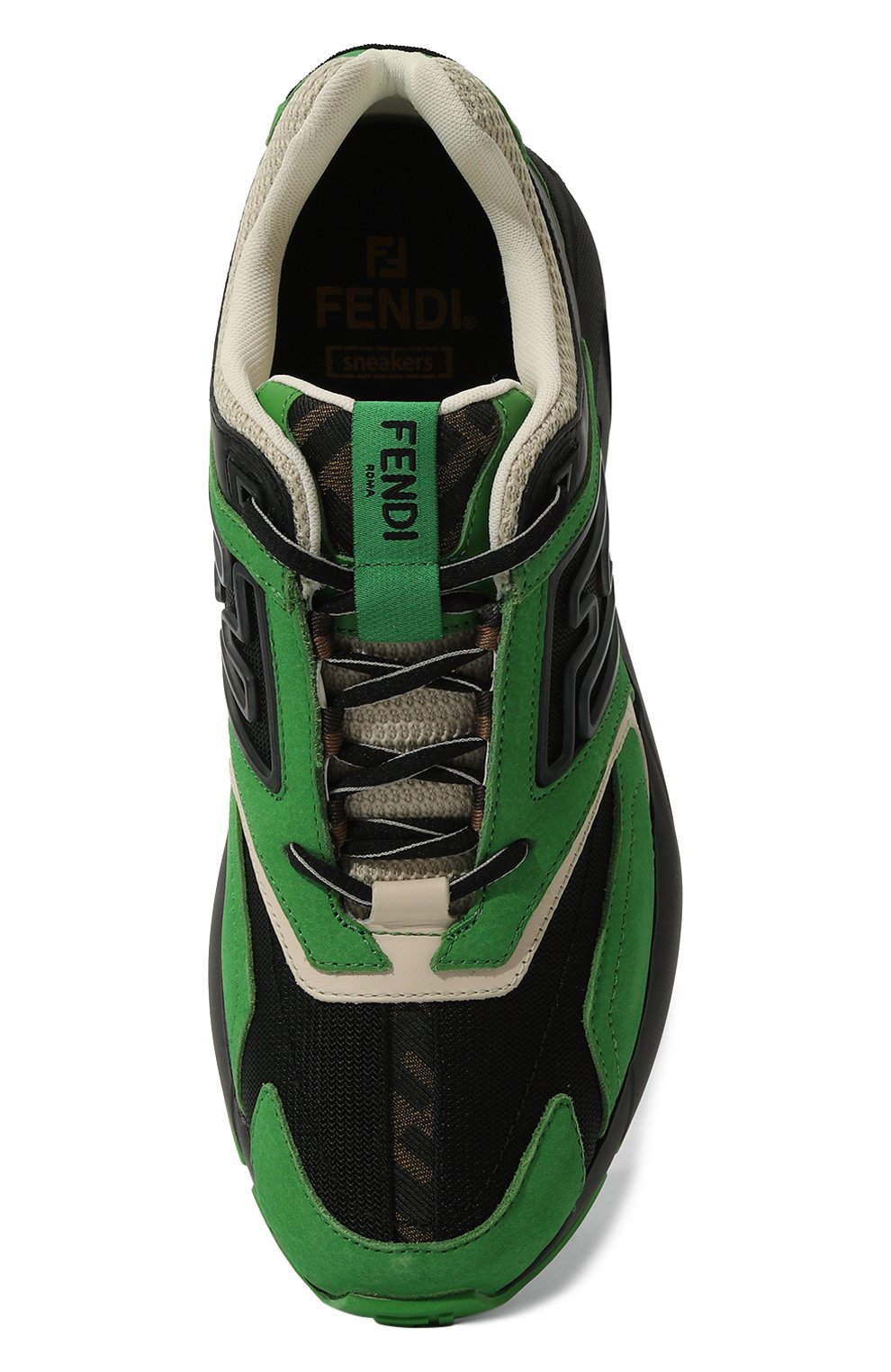 Комбинированные кроссовки faster FENDI, арт. 7E1555/AKX6, фото 6