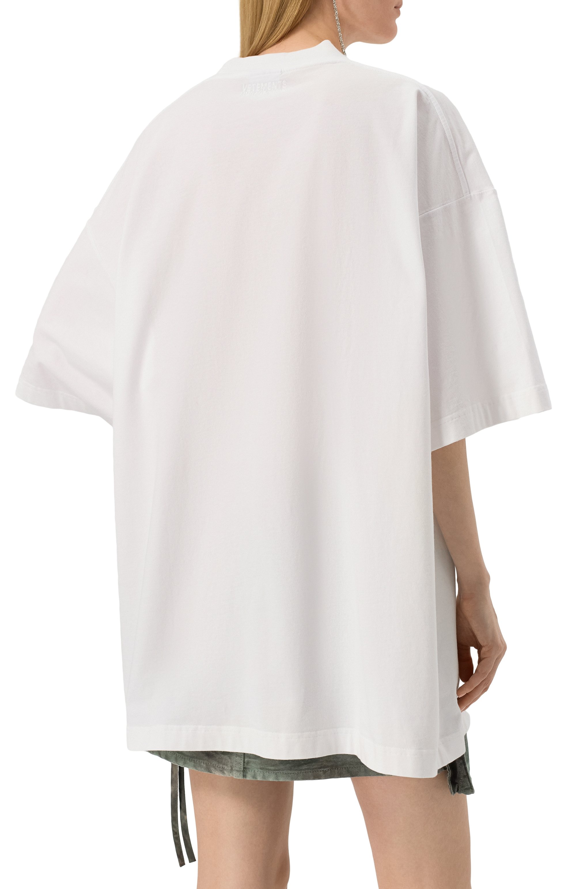 Хлопковая футболка VETEMENTS, арт. UA66TR700W, фото 8