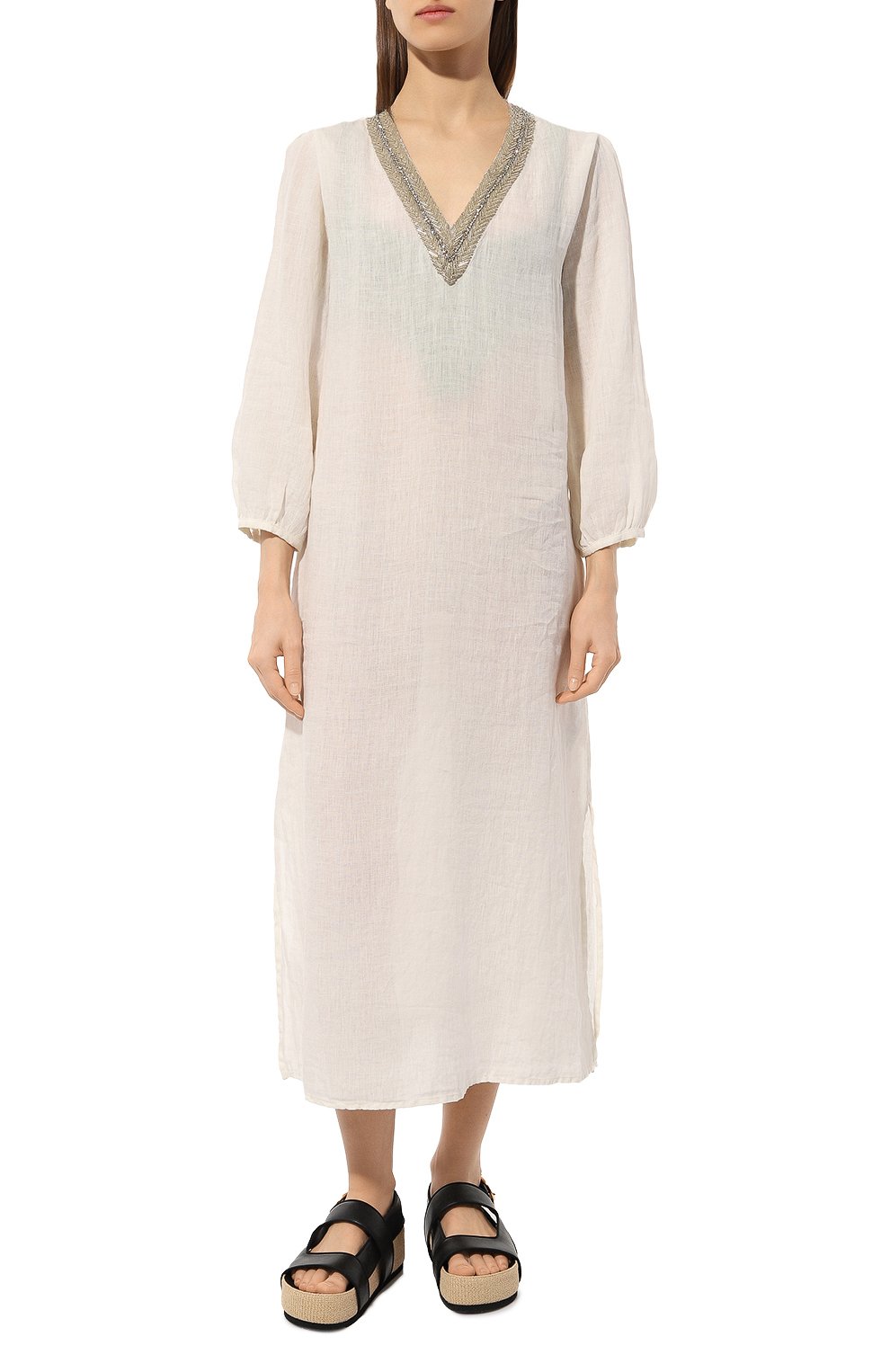 Льняная туника 120% LINO, арт. 31ALIW49IR/0000115/000, фото 3