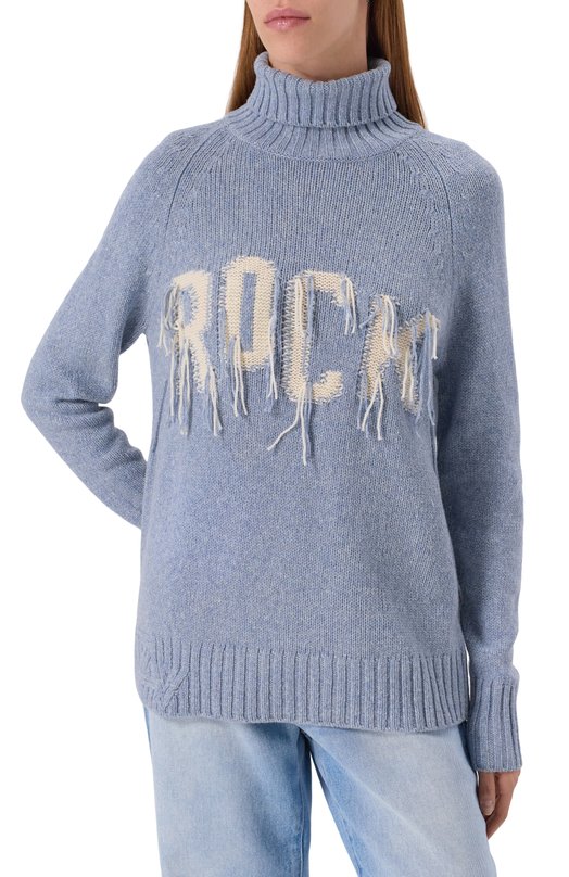 Шерстяной свитер Zadig and Voltaire KWSW02823 Голубой  KWSW02823 Фото 3