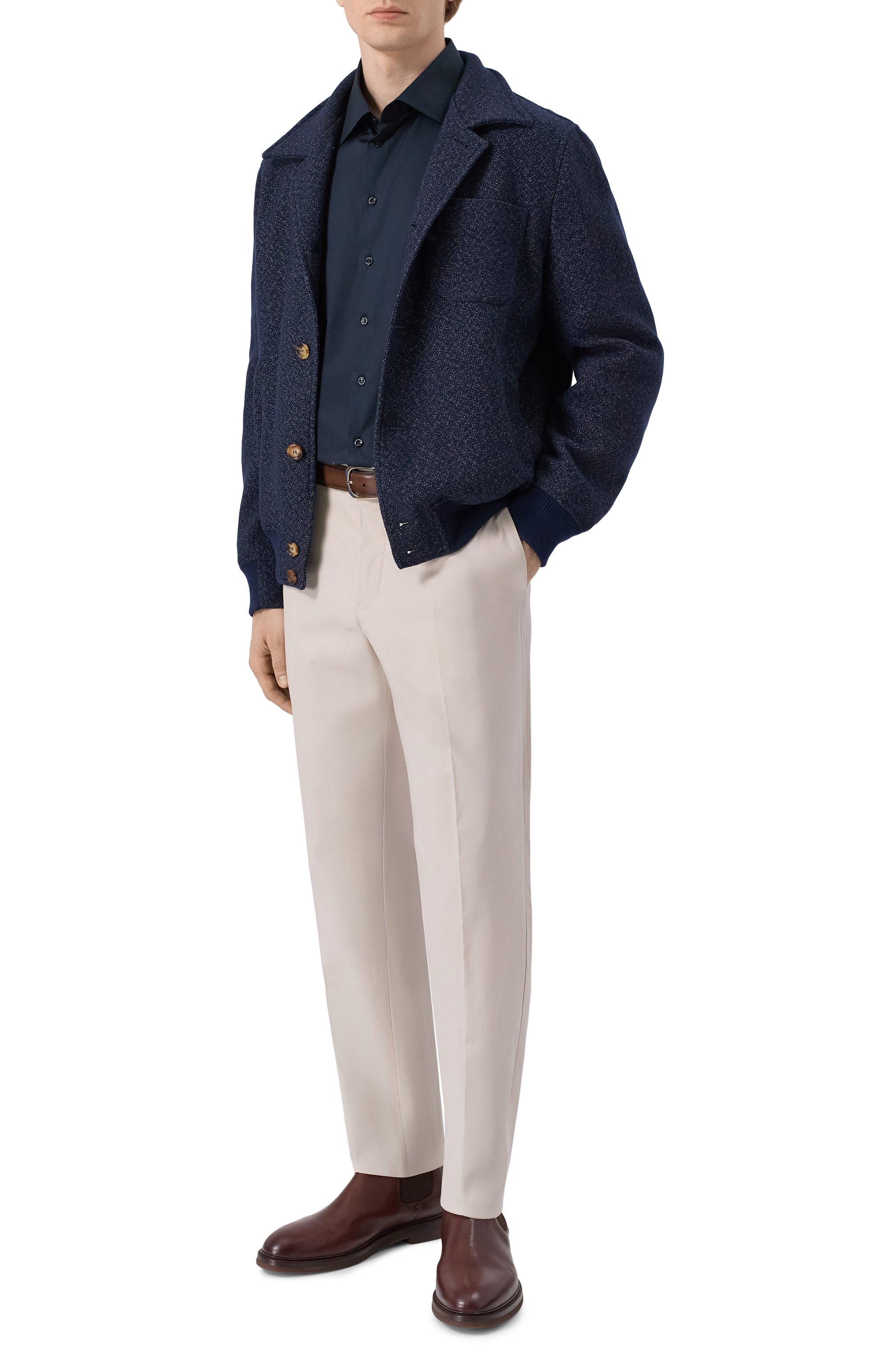 Хлопковая рубашка GIORGIO ARMANI, арт. GM000469/TE11189, фото 2