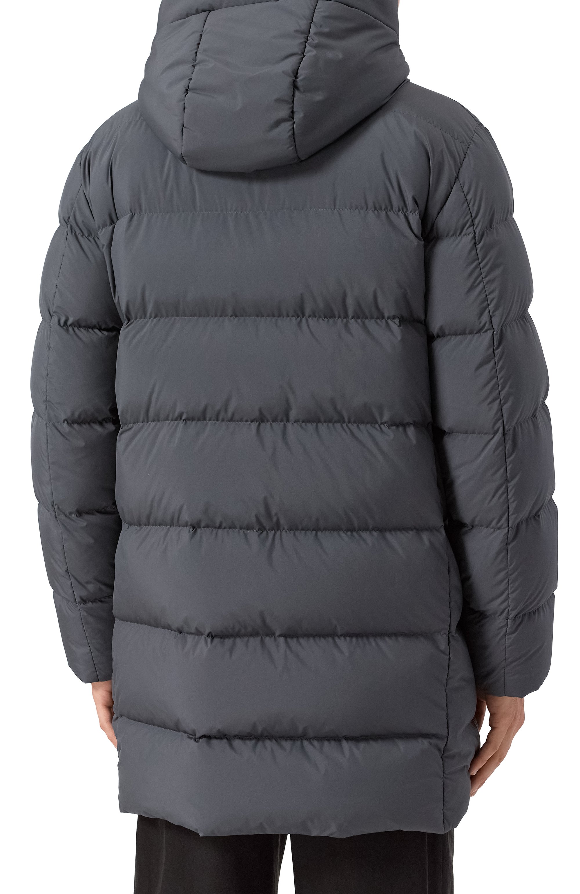 Пуховик CORNELIANI темно-серого цвета по цене 118000 руб., арт. 2625K1-2620137, фото 4 Пуховик CORNELIANI, арт. 2625K1-2620137, фото 4