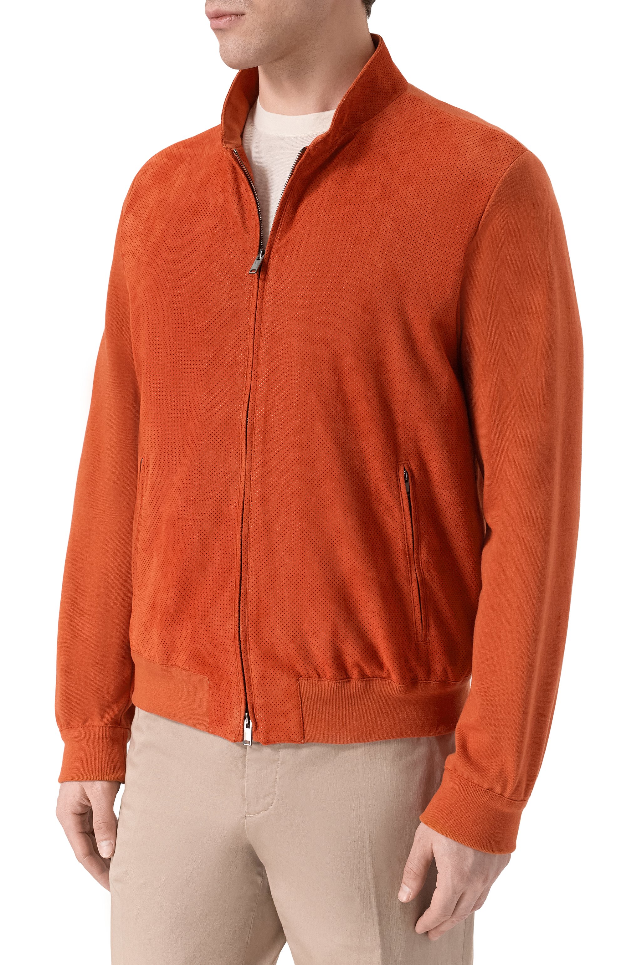 Кардиган с замшевой отделкой MVST, арт. M26.CSM.L401/PERF0RATED SUEDE/FP000-C0TT0N-CASHMER, фото 3