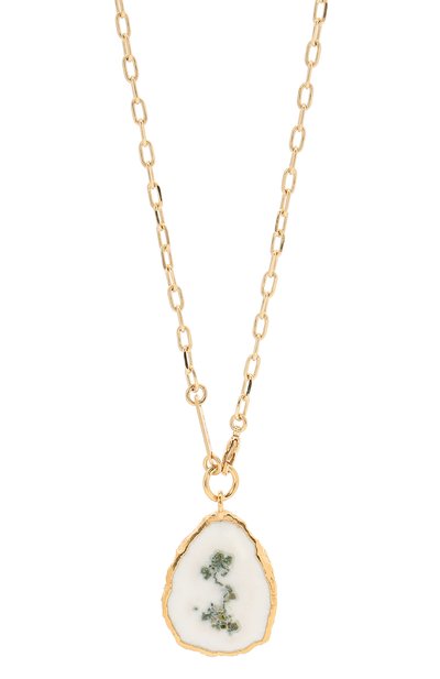 Кулон HANKA_IN белого цвета по цене 19350 руб., арт. KUR-SA-AGM0, фото 2 Кулон HANKA_IN, арт. KUR-SA-AGM0, фото 2