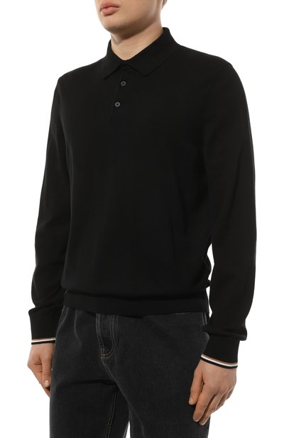 Хлопковое поло BOSS, арт. 50506025, фото 3