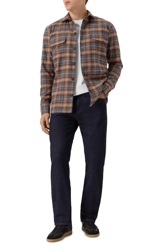 Хлопковая рубашка Van Laack VL-REYDIN-03K/156644/3XL-6XL Разноцветный  VL-REYDIN-03K/156644/3XL-6XL Фото 2