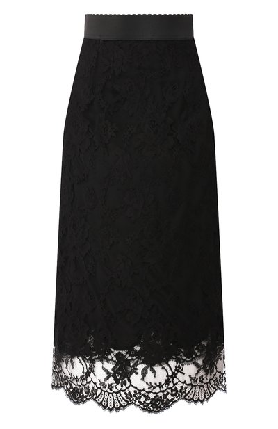 Кружевная юбка DOLCE & GABBANA, арт. F4AY6T/HLMQJ, фото 1