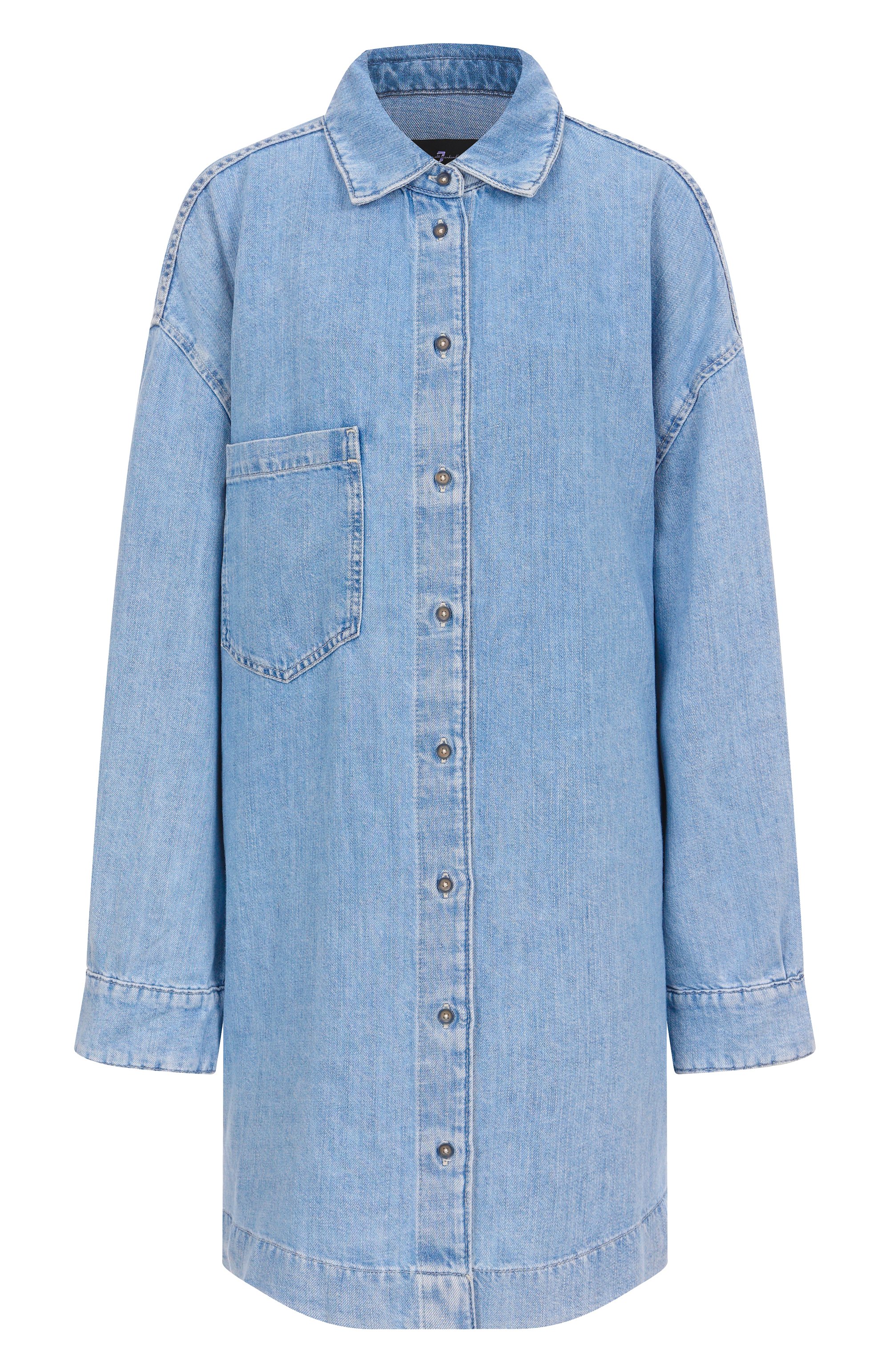 Джинсовое платье 7 FOR ALL MANKIND, арт. 7U015U03KNS, фото 1