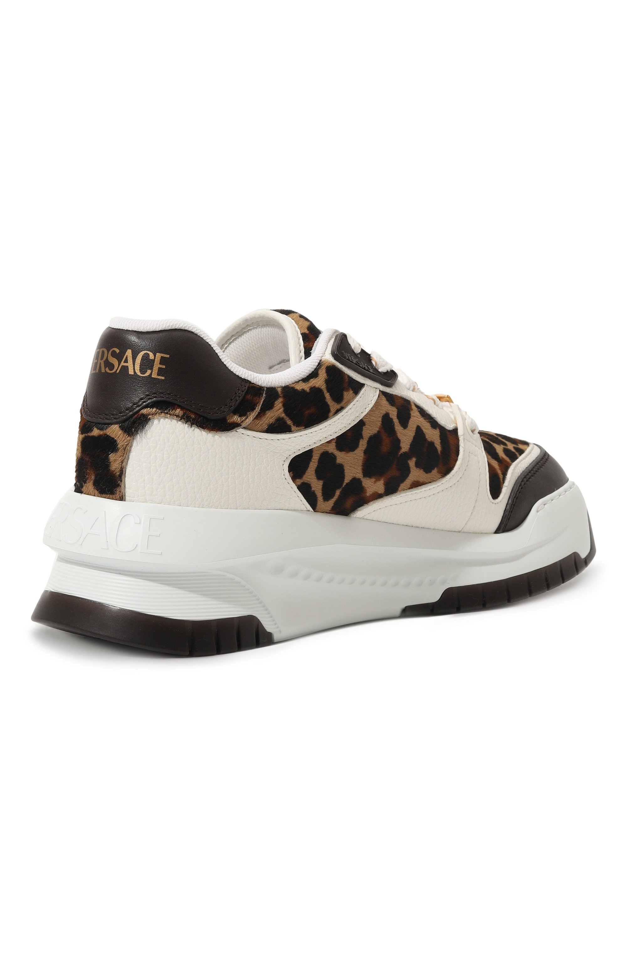 Кожаные кроссовки odissea VERSACE, арт. 1016365/1A12173, фото 5