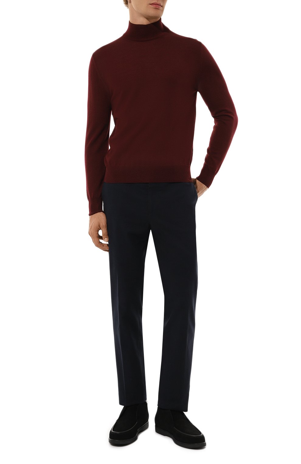 Замшевые ботинки W.GIBBS черного цвета по цене 48950 руб., арт. 1078003/CAM0SCI0 RAIN FUR, фото 2 Замшевые ботинки W.GIBBS, арт. 1078003/CAM0SCI0 RAIN FUR, фото 2