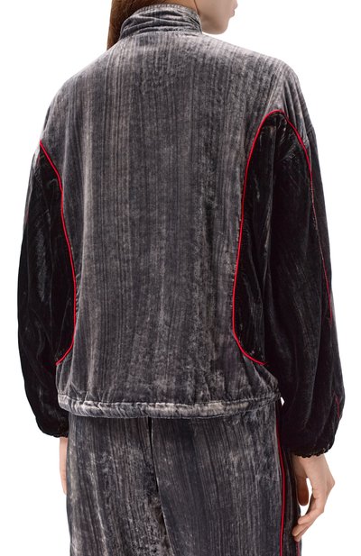 Бархатная толстовка DIESEL, арт. A19385/0AJFR, фото 4