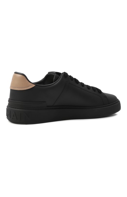 Кожаные кеды B-Court Balmain FM0VI288/L0BP Чёрный  FM0VI288/L0BP Фото 5