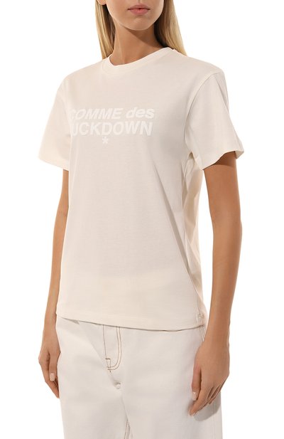 Хлопковая футболка COMME DES FUCKDOWN, арт. CFABW01021, фото 3